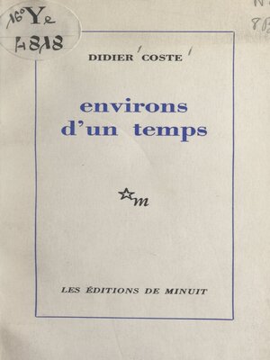 cover image of Environs d'un temps